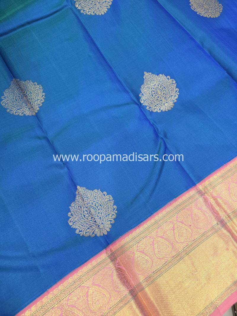 PURE SILK SAREE WITH SILKMARK-6YARDS WITH BLOUSE - Image 4