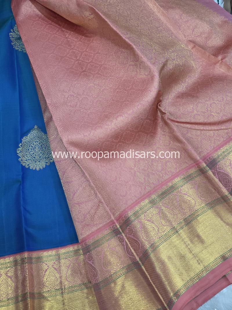 PURE SILK SAREE WITH SILKMARK-6YARDS WITH BLOUSE - Image 6