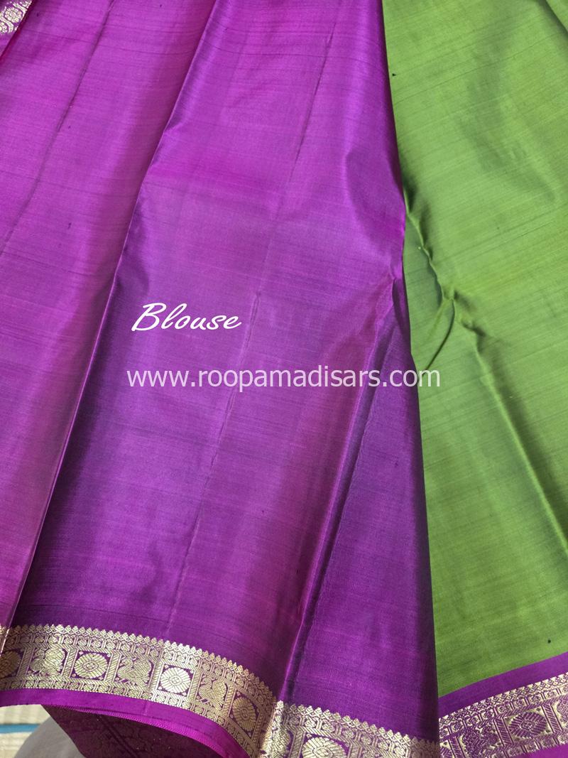 PURE SILK SAREE WITH SILKMARK-6YARDS WITH BLOUSE - Image 6
