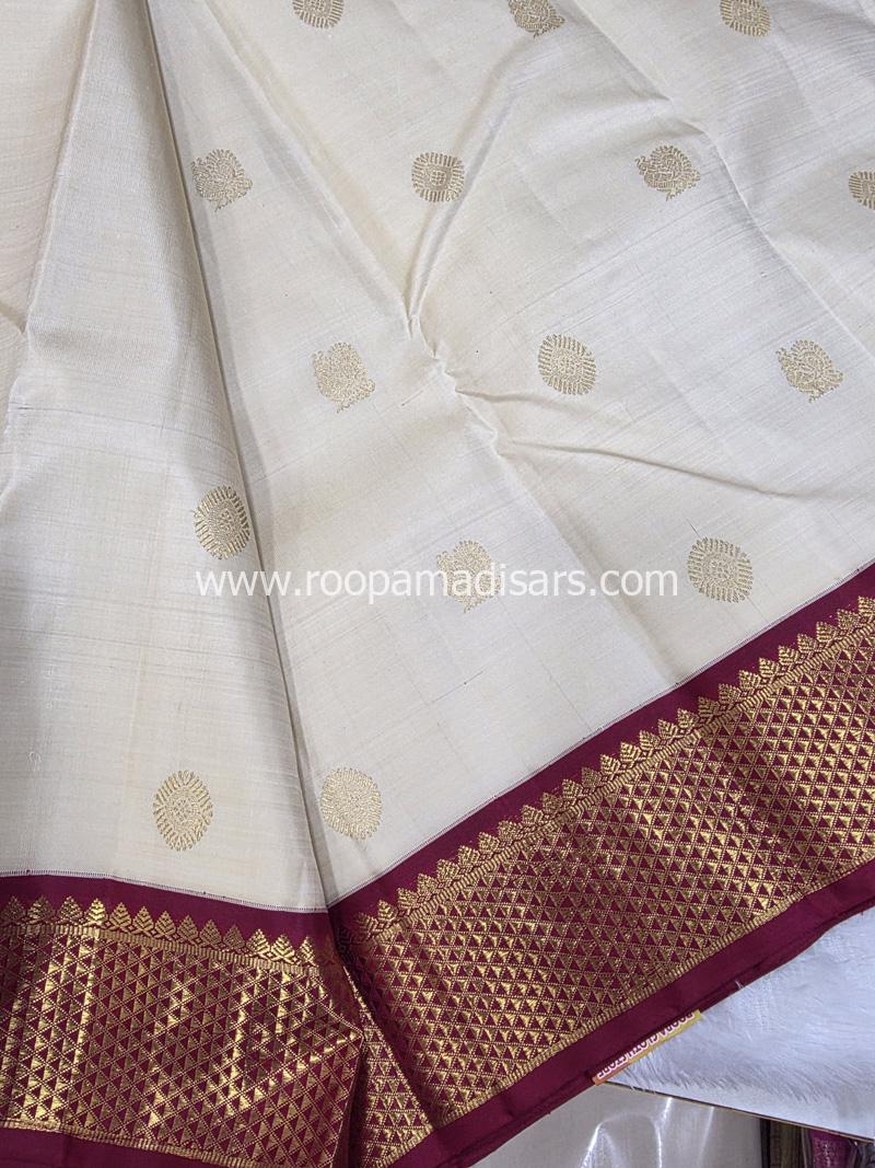 PURE SILK SAREE WITH SILKMARK-6YARDS WITH BLOUSE - Image 5