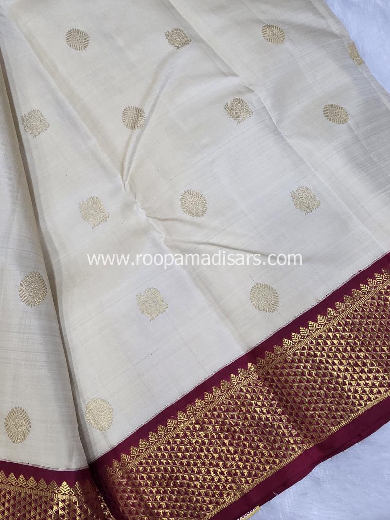 PURE SILK SAREE WITH SILKMARK-6YARDS WITH BLOUSE - Image 4