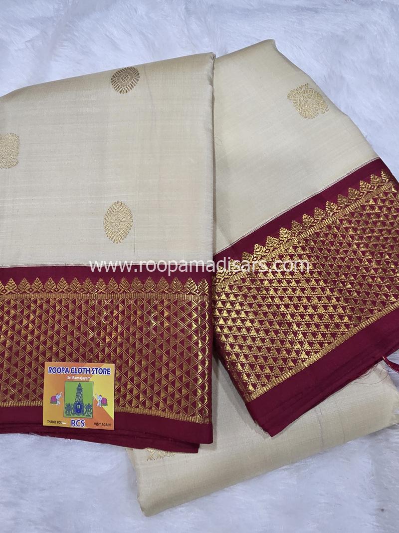 PURE SILK SAREE WITH SILKMARK-6YARDS WITH BLOUSE - Image 3