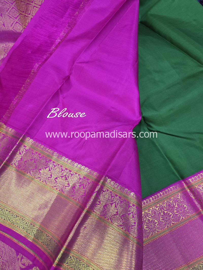 PURE SILK SAREE WITH SILKMARK-6YARDS WITH BLOUSE - Image 7