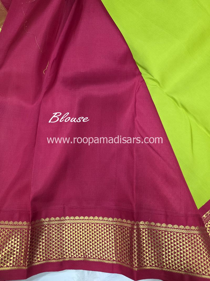 PURE SILK SAREE WITH SILKMARK-6YARDS WITH BLOUSE - Image 6
