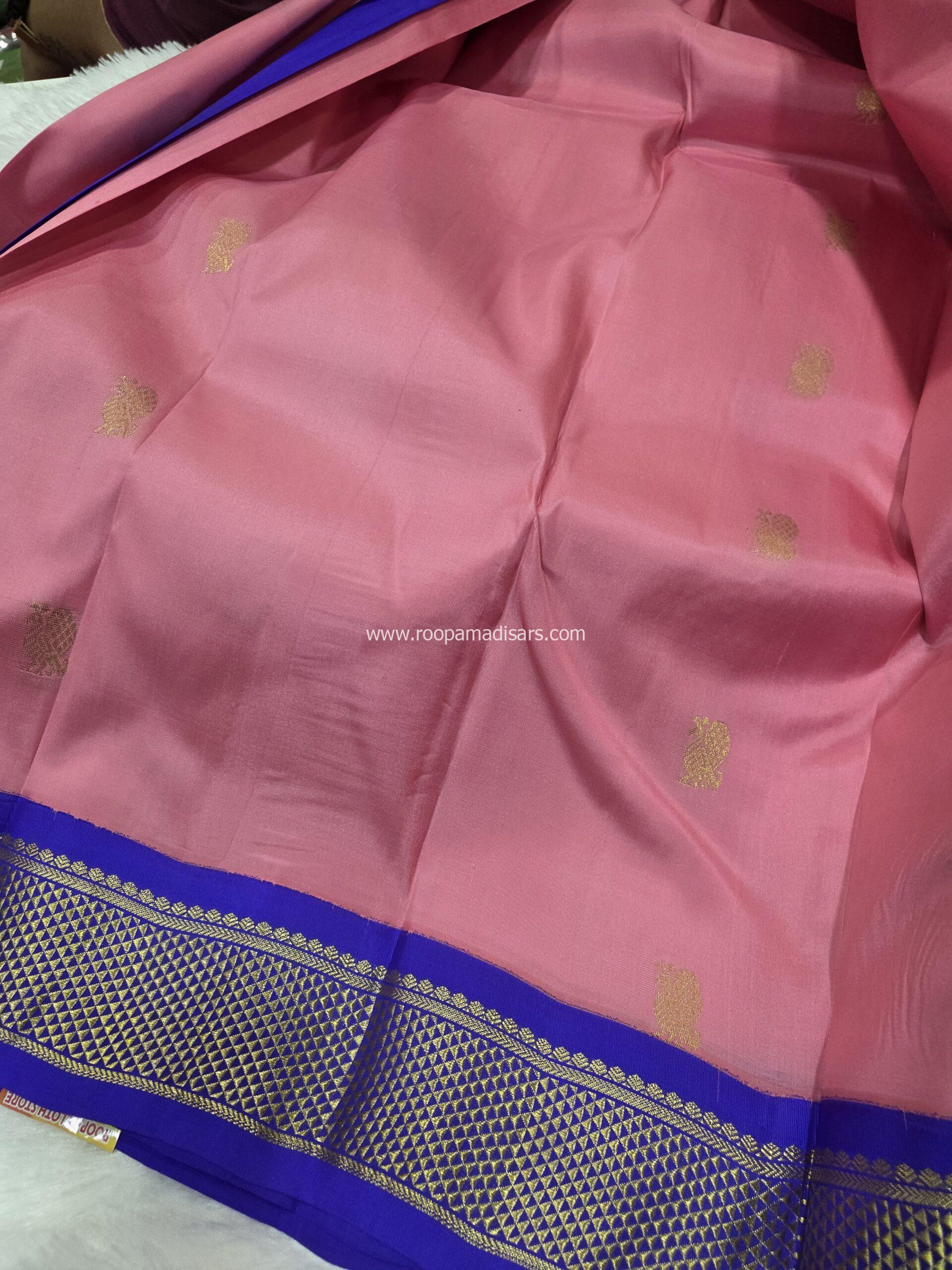 PURE SILK SAREE WITH SILKMARK-6YARDS WITH BLOUSE - Image 3