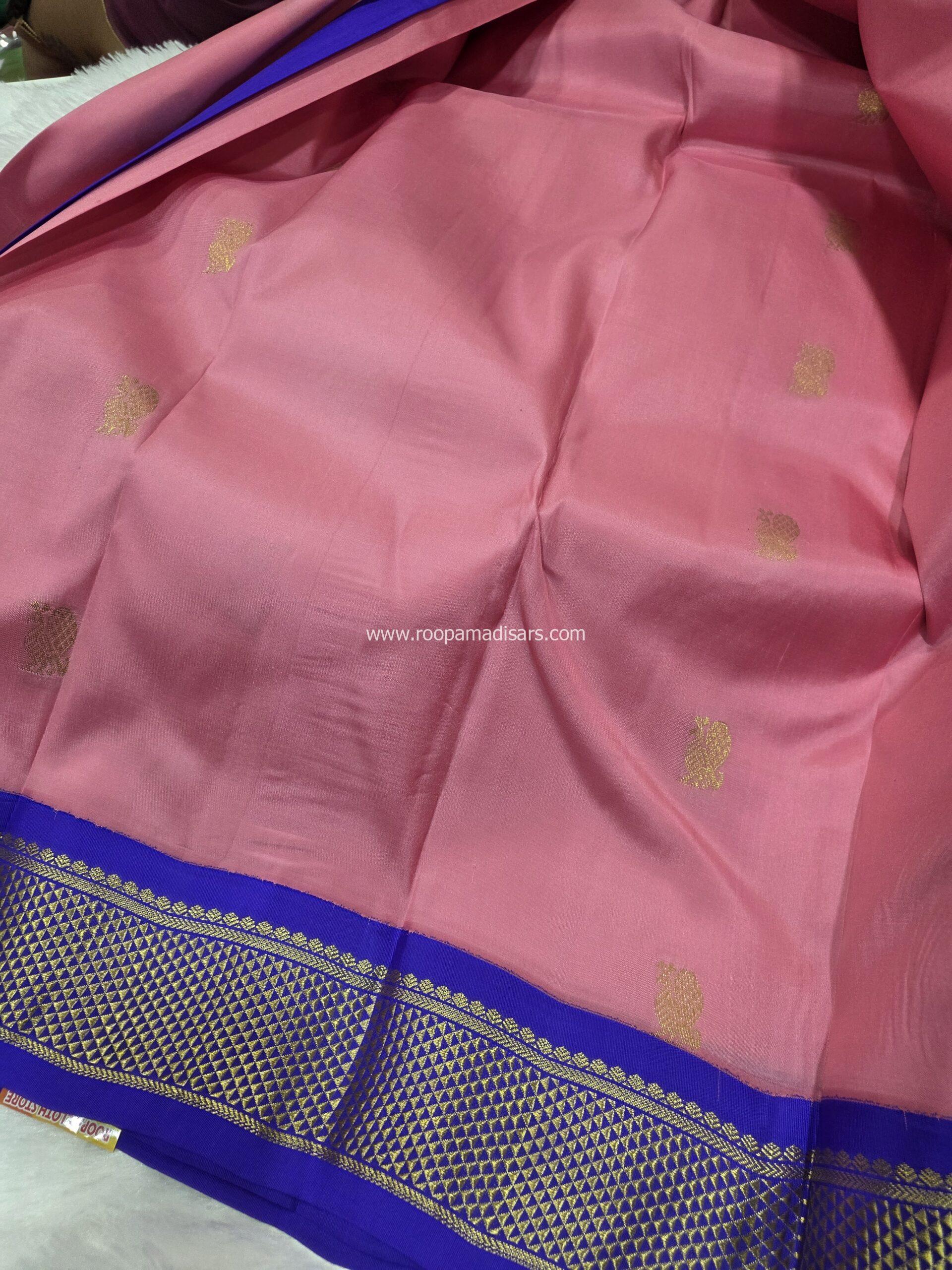 PURE SILK SAREE WITH SILKMARK-6YARDS WITH BLOUSE - Image 4