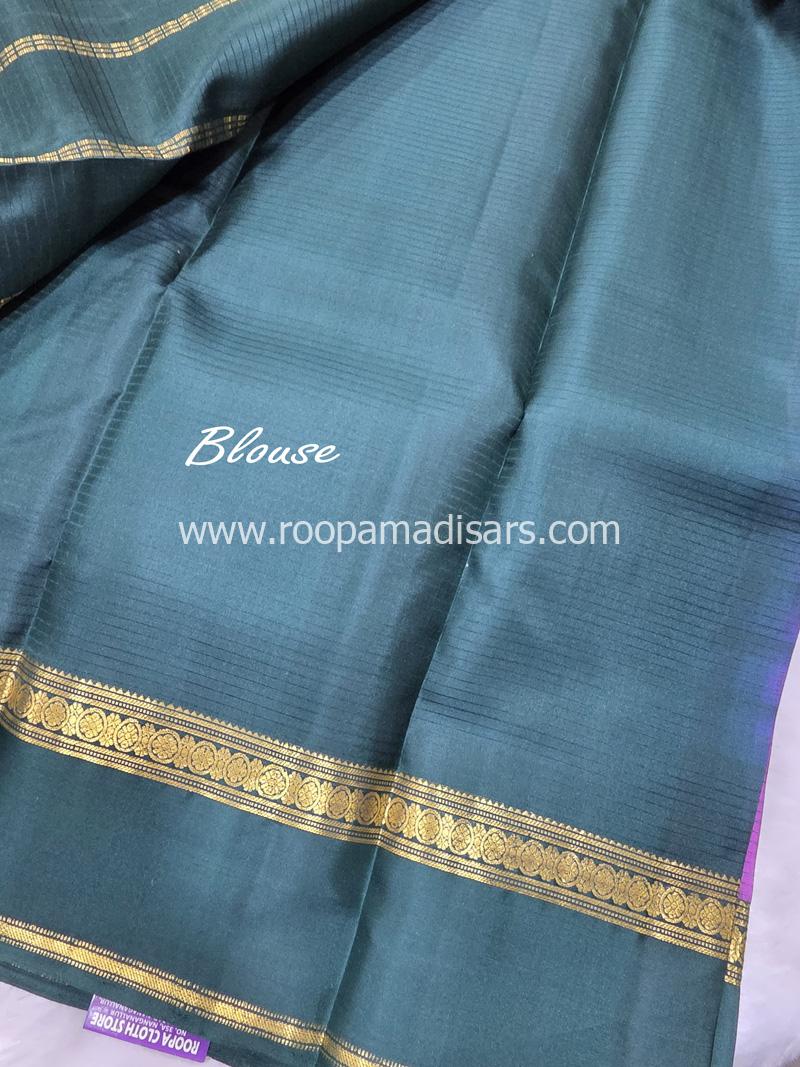 PURE SILK SAREE WITH SILKMARK-6YARDS WITH BLOUSE - Image 3