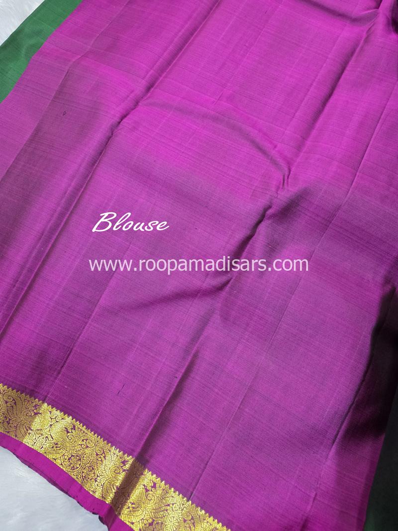 PURE SILK SAREE WITH SILKMARK-6YARDS WITH BLOUSE - Image 4