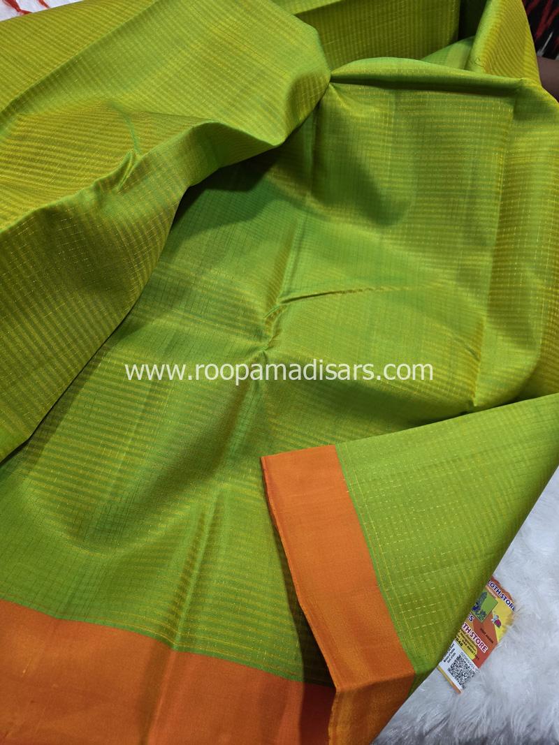 PURE SILK SAREE WITH SILKMARK-6YARDS WITH BLOUSE - Image 5