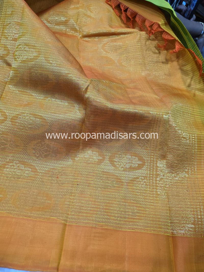 PURE SILK SAREE WITH SILKMARK-6YARDS WITH BLOUSE - Image 4