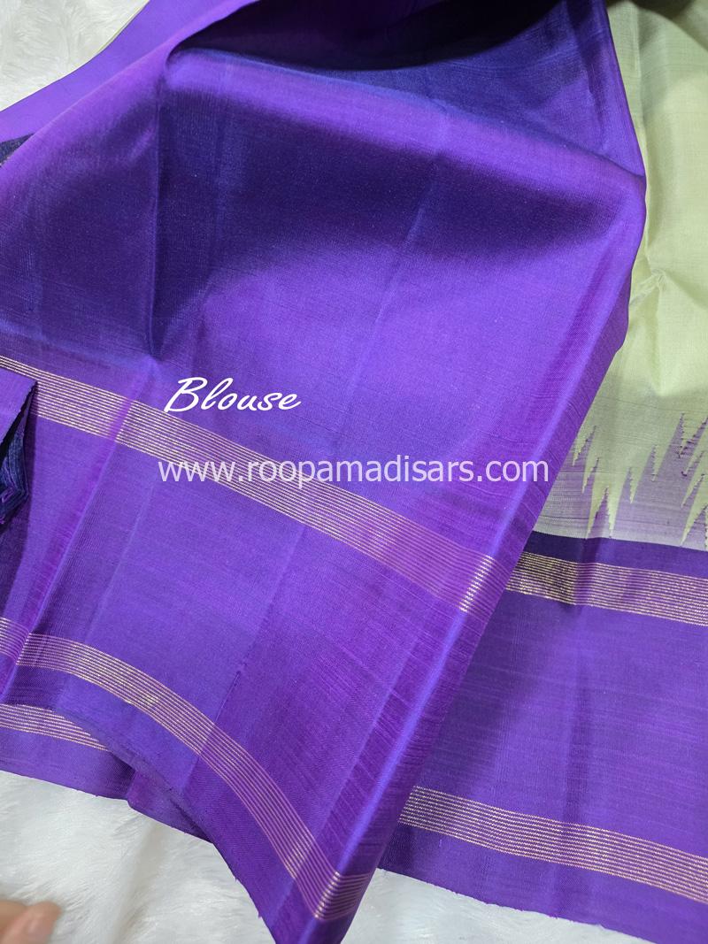 PURE SILK SAREE WITH SILKMARK-6YARDS WITH BLOUSE - Image 5