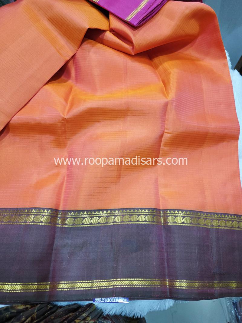 PURE SILK SAREE WITH SILKMARK-6YARDS WITH BLOUSE - Image 4
