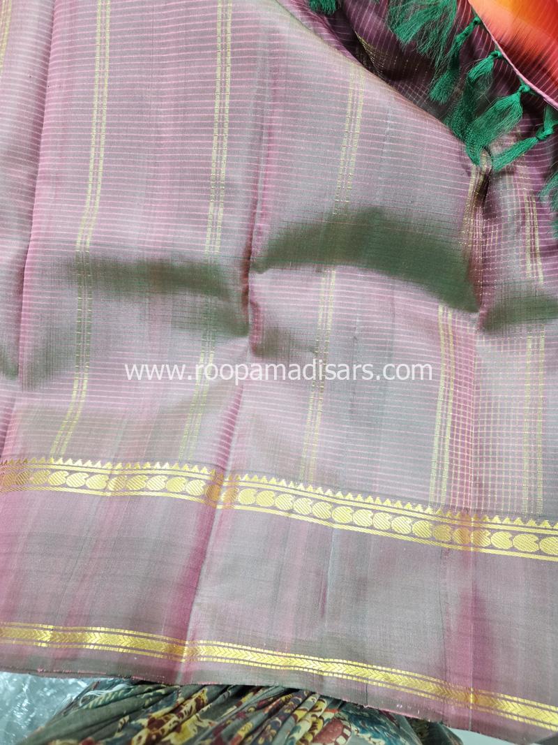 PURE SILK SAREE WITH SILKMARK-6YARDS WITH BLOUSE - Image 5
