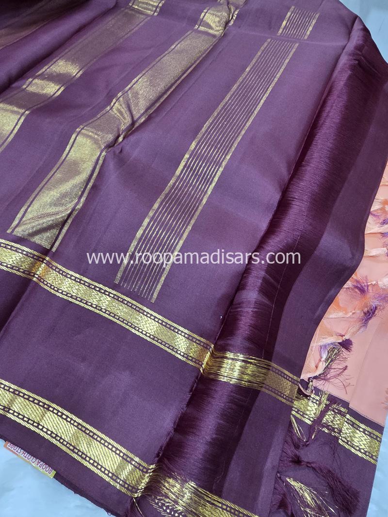 PURE SILK SAREE WITH SILKMARK-6YARDS WITH BLOUSE - Image 3