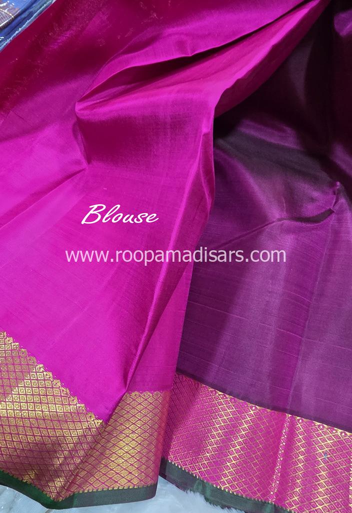 PURE SILK SAREE WITH SILKMARK-6YARDS WITH BLOUSE - Image 3