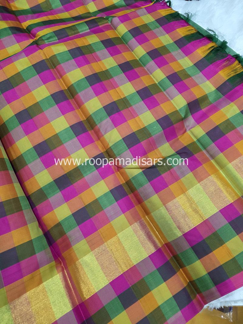 PURE SILK SAREE WITH SILKMARK-6YARDS WITH BLOUSE - Image 4