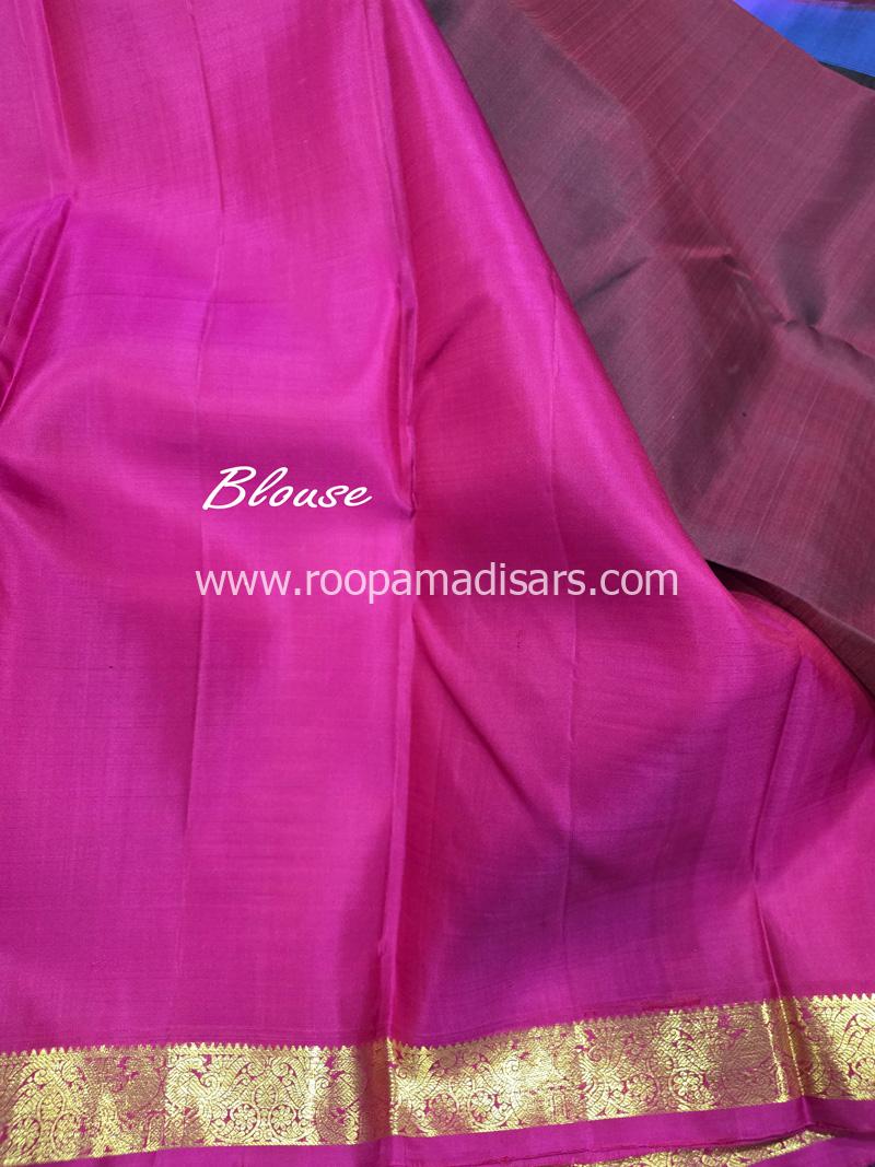 PURE SILK SAREE WITH SILKMARK-6YARDS WITH BLOUSE - Image 5