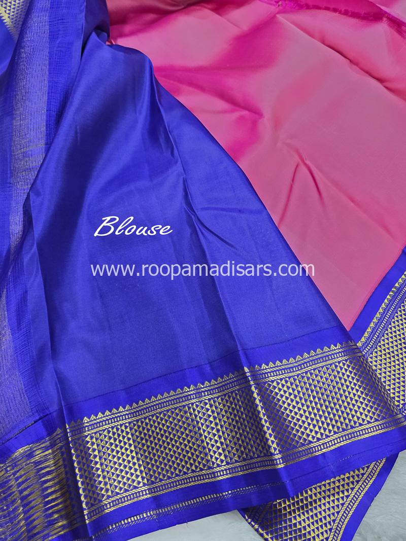 PURE SILK SAREE WITH SILKMARK-6YARDS WITH BLOUSE - Image 5
