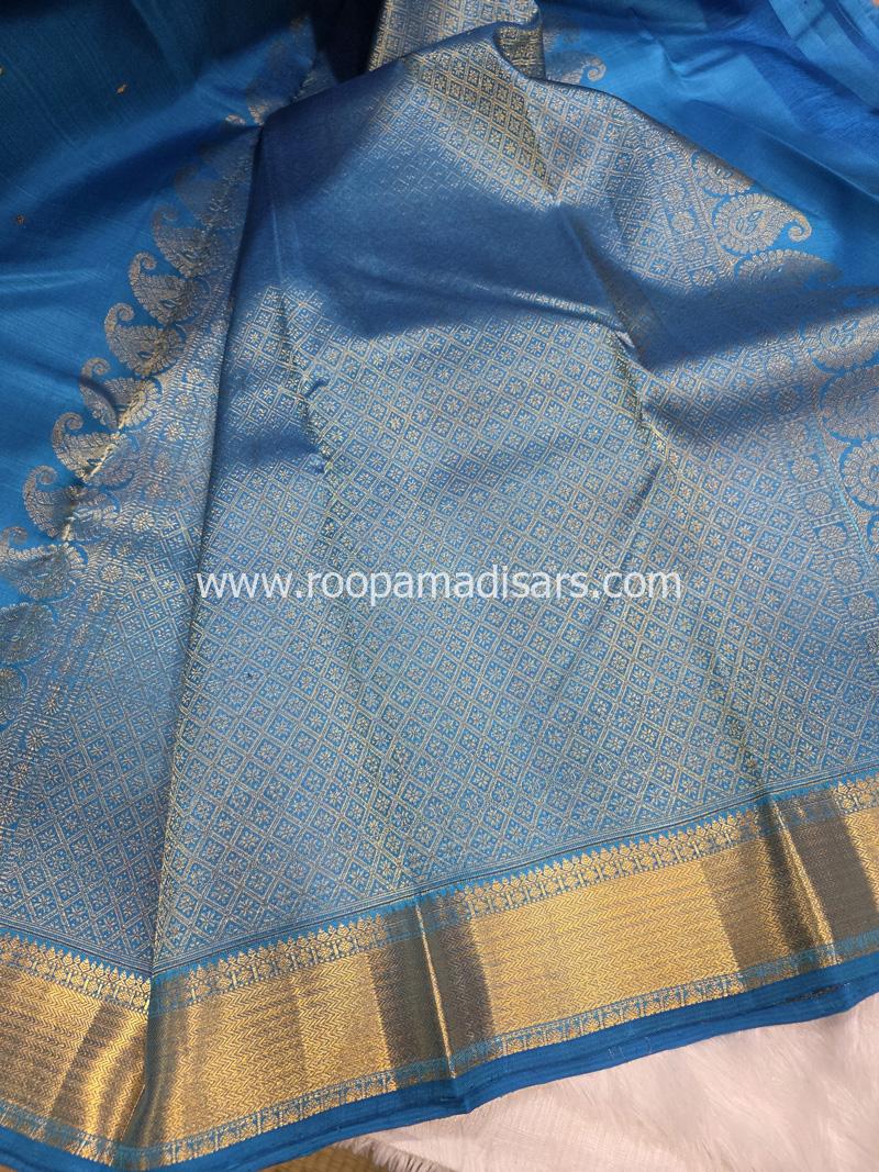 PURE SILK SAREE WITH SILKMARK-6YARDS WITH BLOUSE - Image 3
