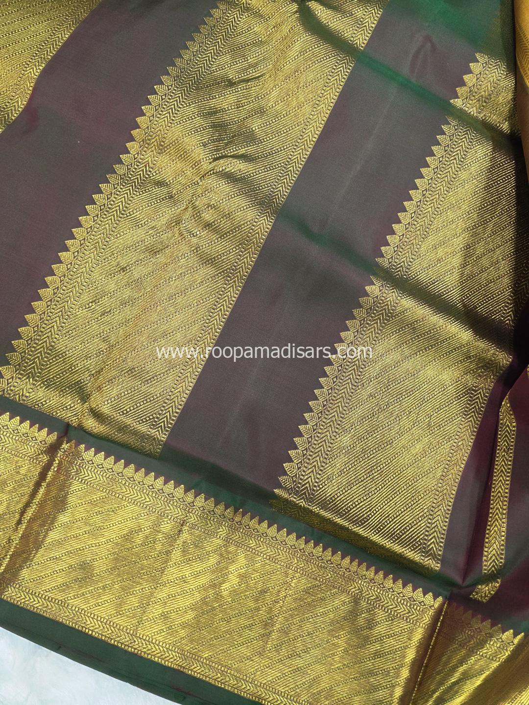 Pure Silk Madisar(with silk mark)-10YARDS PURE SILK PATTU MADISAR KORVAI BORDER WITHOUT BLOUSE PIECE - Image 5