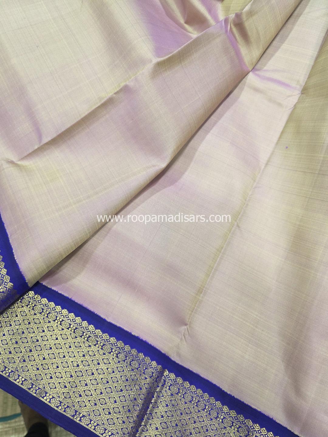 Pure Silk Madisar(with silk mark)-10YARDS PURE SILK PATTU MADISAR KORVAI BORDER WITHOUT BLOUSE PIECE - Image 3